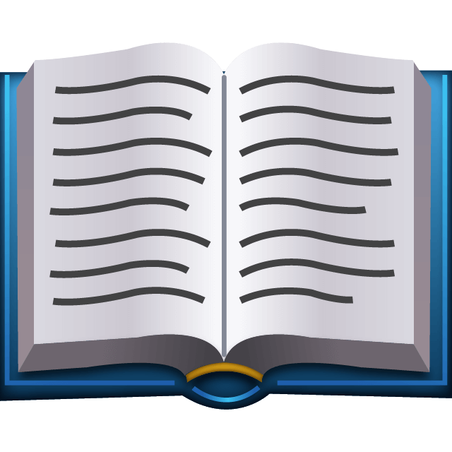 the book emoji